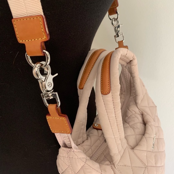 MZ Wallace Light crème  Quilted Crossbody Bag - Picture 3 of 12